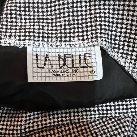 Vintage LA BELLE Gingham Print Dress - Picture 6 of 6